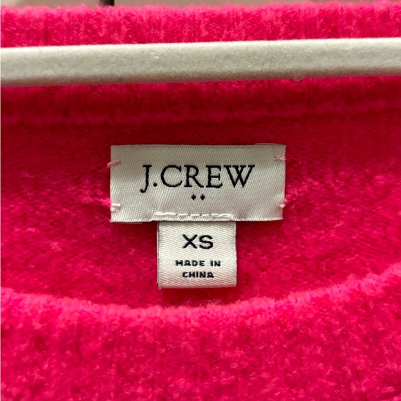J Crew hot pink sweater!! - Picture 3 of 4